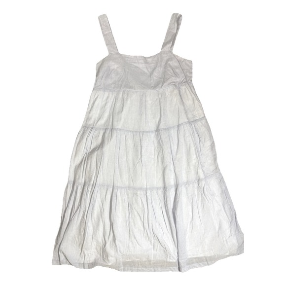 Madewell Dresses & Skirts - Madewell Dress Womens Size 8 Blue Midi‎ Cotton Boho Prairie Lined Sleeveless